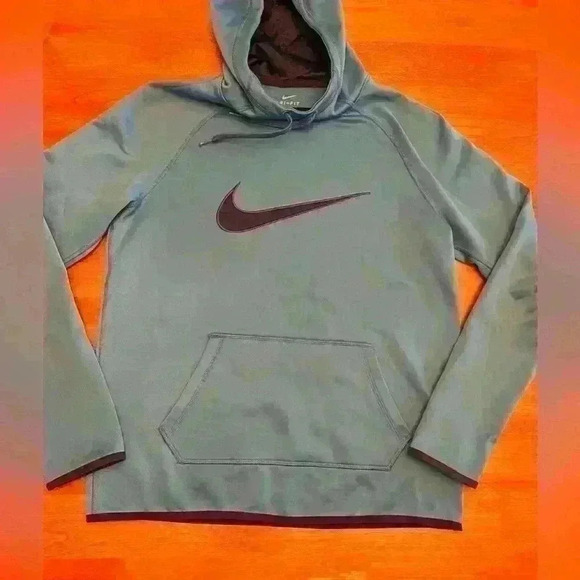 Nike DRI Fit Hoodie Size Small Blue Color Excellent Condition Unisex Comfy - Picture 1 of 4